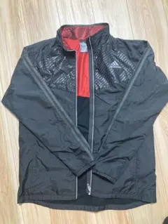 adidas ウィンドブレーカー ブラック