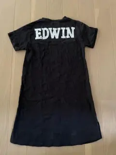 EDWIN ブラック 半袖ワンピースのサムネイル