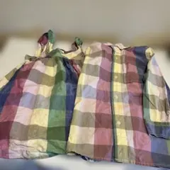 GAP KIDS マルチカラーチェック シャツxs ワンピース3year
