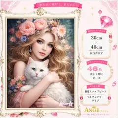 樹脂ビーズ フルフェアリー ダイヤモンドアート 30cmx40cm - メルカリ