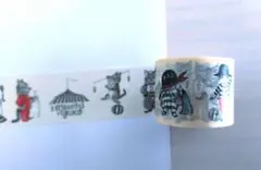 ヒグチユウコ マスキングテープ サーカス柄のサムネイル
