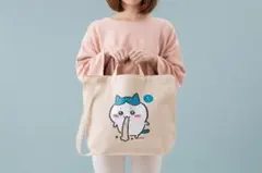 希少 ハチワレ 肩掛け紐が長くて使いやすいトートバッグ ちいかわ