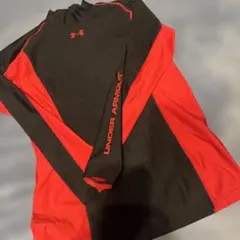 UNDER ARMOUR 長袖シャツ Lサイズ レッド/ブラック
