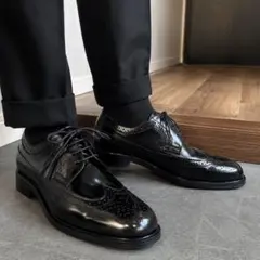 未使用級✨日本製 FLORSHEIM フルブローグ 24.5 EEEのサムネイル