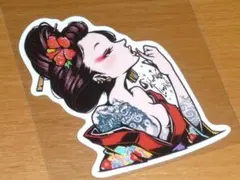 限定 沖縄 花魁 和風 FOORIDER ステッカー B-SIDE LABEL