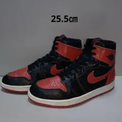 SLAM DUNK桜木花道着用1994年エアジョーダン1ブレッド黒赤25.5中古