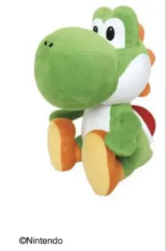 スーパーマリオ　特大サイズぬいぐるみ　おすわりヨッシー