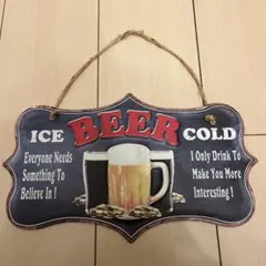 틴 사인 아트 보드 맥주