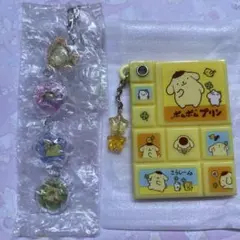 サンリオ ポムポムプリン むねきゅん 平成女児 ミニミラー おはじきシール