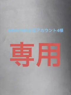 RAKUTAO公式アカウント04様専用　確認用