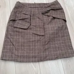 31 Sons de mode チェック柄タイトスカート 36