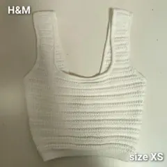 H&M クロップドトップス(size XS) 2499円