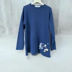 値下げ♦️Disney ♦️ドナルド刺繍サマーニット MADE IN ITALYのサムネイル
