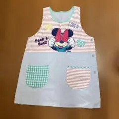 保育士　ミニーちゃんエプロン