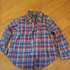 Ralph Lauren　赤青チェックシャツ