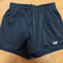 YONEX ブラック バドミントンパンツM ウエストゴム