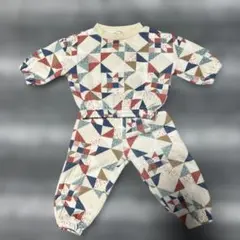 しまむら　ミコリッドsoftcheese キルトセットアップ上下