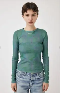 MOUSSY SHEER LONG Tシャツ