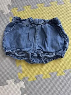 GAP デニム バブルショートパンツ (ベビー) 6-12ヶ月