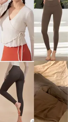 YOMONENT ヨガ　ピラティスウェア　3点セット