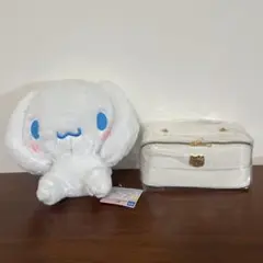 【新品】シナモロール BIGぬいぐるみ & ハローキティ バニティポーチ 2点