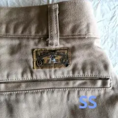 日本製 コットン100% ベージュ パンツ