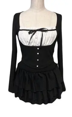ダークコケット ジャケット ダークコア コケット シズニルック ホラゲ女子 ダークコケット ダークコア コケット シズニルック ホラゲ女子