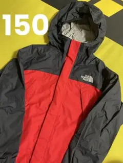 美品THE NORTH FACE マウンテンパーカー 150サイズ 赤・黒