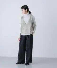 新品タグ付き かぐれ テープヤーンニットベスト アーバンリサーチ