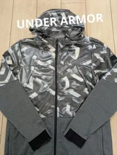 【UNDER ARMOR】ゴルフウェア フルジップパーカー 防風防寒 メンズ