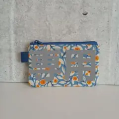 ハンドメイド/フラットポーチ/マルチポーチ