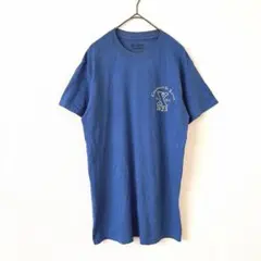 GILDAN ギルダン Tシャツ【S】ブルー トップス レディース 英字 古着