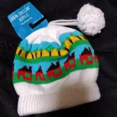 ポンポンニット帽　ベビー　子供用　赤ちゃん　新品