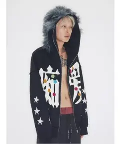 完売】Corrupt kid fur zip hoodie opium y2k - メルカリ