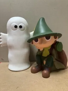 ニョロニョロ　スナフキン　ソフビ貯金箱　フィギュア　MOOMIN デカバンク