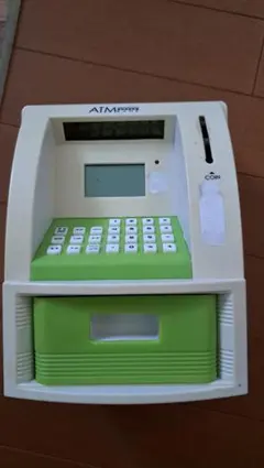 ATMプレミアム貯金箱　メモリーバンク　電動　シルバー　自動識別 Amazon.co.jp: SHICAIJIA 貯金箱電子 - リアル マネー コイン
