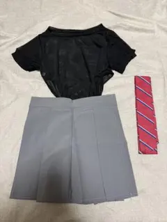 セクシーランジェリー コスプレ風セット トップス×グレースカート×ネクタイ