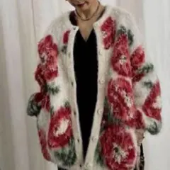 ◆新品◆Ameri VERONICA JACQUARD KNITCARDIGAN