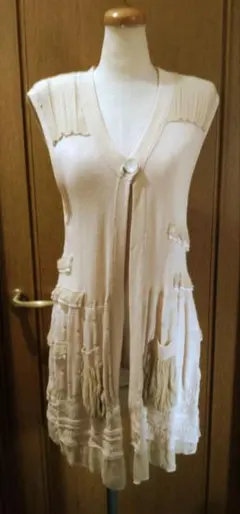 【美品】インポートロッサ　ROSSA 綺麗なレース　ベスト 美品】インポートロッサ ROSSA 綺麗なレース ベスト 2025年最新