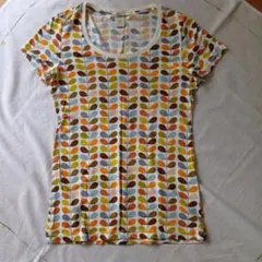 Orla Kiely UNIQLO コラボ Tシャツ リーフ柄 M