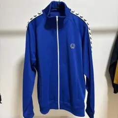 FRED PERRY ブルー ジップアップジャケット Lのサムネイル