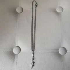 ティンカーベルモチーフ　シルバーネックレス