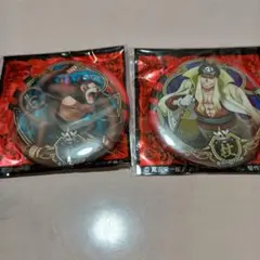 ワンピース FILMRED 赤髪海賊団 ライムジュース 輩缶バッジ　２個セット