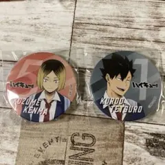 ハイキュー 白布賢二郎&五色工 白鳥沢 トレーディング缶バッジ バッチ