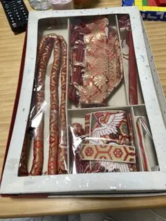 七五三衣装セット 赤金刺繍(２月末処分予定)