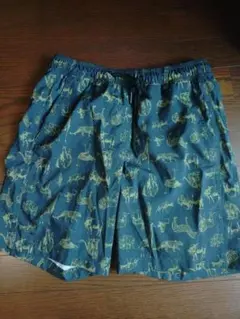 ワークマンフィールドコア アウトドアストレッチショートパンツ アニマルブラックM