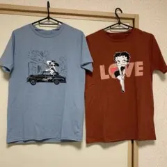Betty Boop レディース　半袖Tシャツ 2枚セット Mサイズのサムネイル