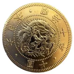 ポプアート レプリカ 大日本 明治三年 二➕円 金色 ケース付き レプリカ20円金貨 大日本 明治3年 二十圓 直径35.1mm 重さ23.6g - メルカリ
