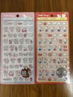 サンリオ　ボンボンドロップシールミニ　ハローキティ 2セット