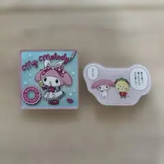 サンリオ ピューロ限定マイメロディ コジコジ ブローチ クリップセット